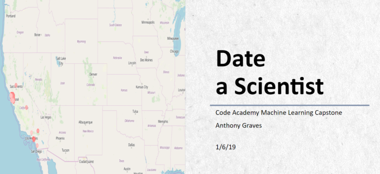 Machine Learning: Date a Scientist