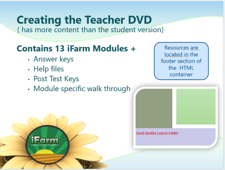 instructional design ifarm
