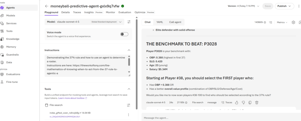 moneyball foundryagent 4